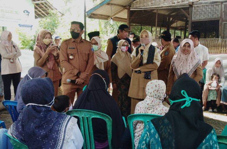 Tinjau Posyandu Di Loteng, Wagub NTB Tekankan Pentingnya Pemeriksaan Selama Kehamilan dan PMT Bagi Anak Stunting