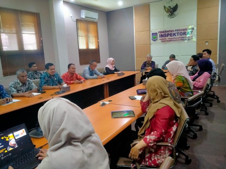 Kepala DP3AP2KB Hadiri Kegiatan Exit Meeting dengan BPKP NTB