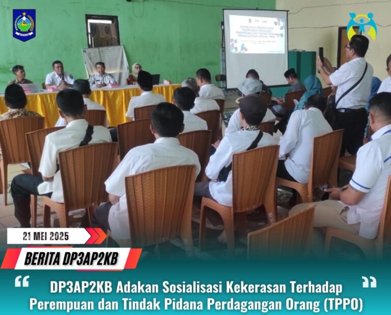 DP3AP2KB Adakan Sosialisasi Kekerasan Terhadap Perempuan dan Tindak Pidana Perdagangan Orang (TPPO)
